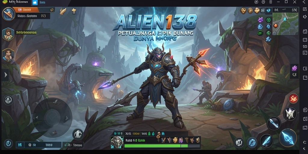Tampilan gameplay seru dengan grafis menarik di ALIEN138.