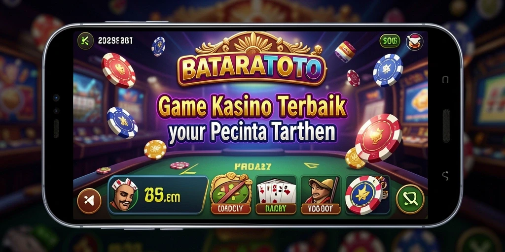 Tampilan gameplay menarik dari BATARATOTO dengan berbagai pilihan permainan Kasino.