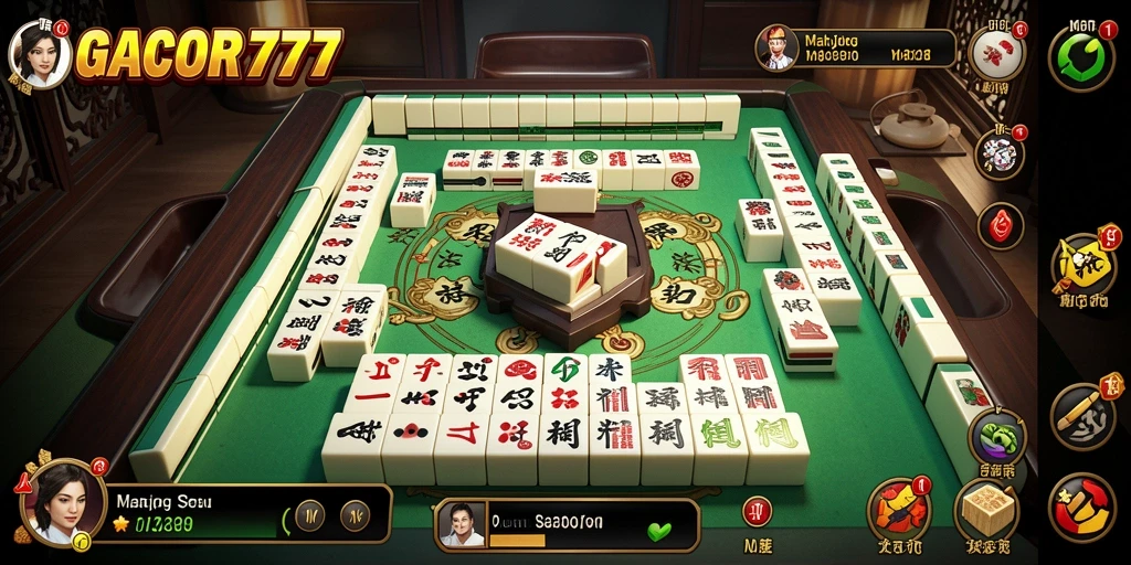 Tangkapan layar menunjukkan gameplay seru dari GACOR777 Mahjong.