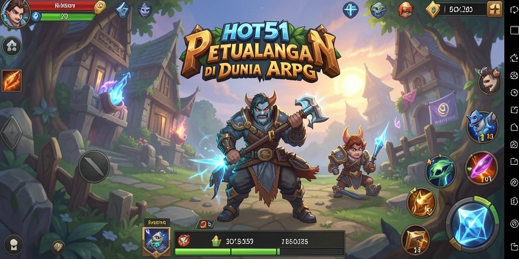 Tampilan menarik dari gameplay menegangkan di HOT51.
