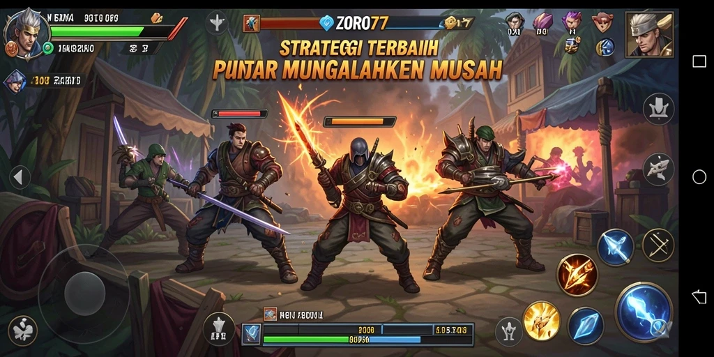 Tampilan menarik dari gameplay ZORO77 yang penuh strategi.